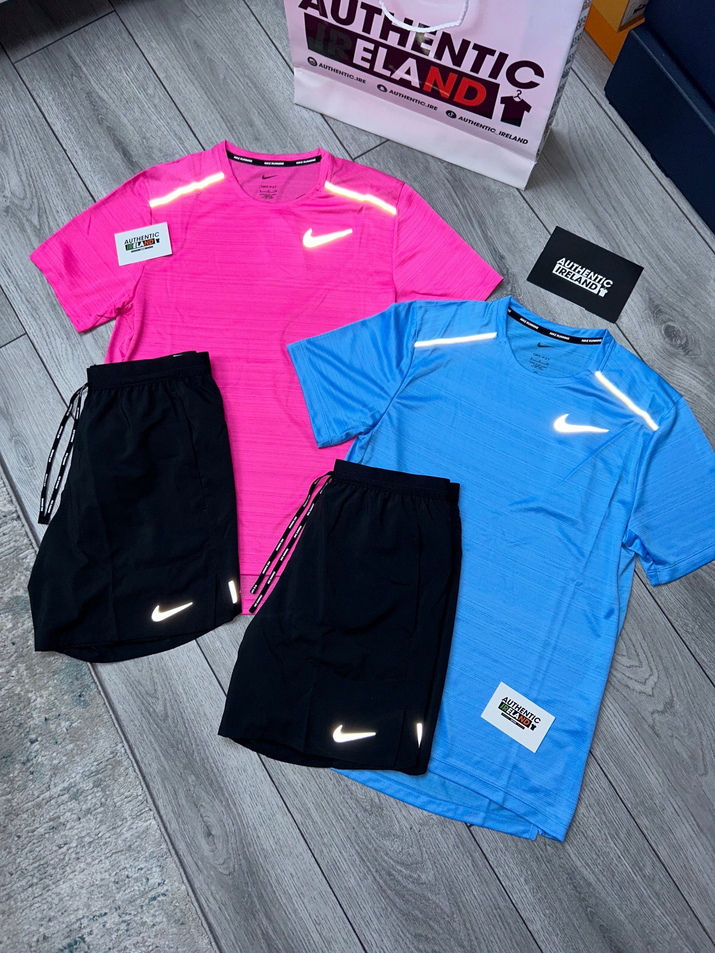 NIKE MILER 1.0 SET - BLUE/BLACK