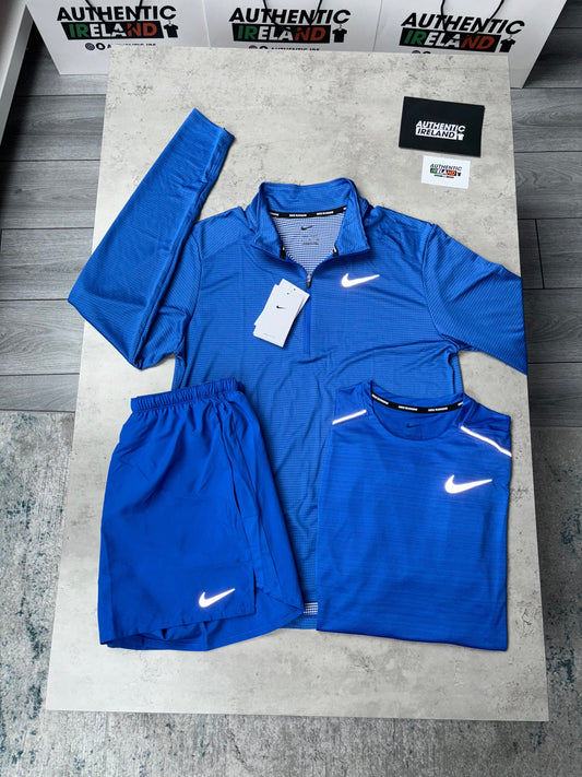 NIKE MILER 1.0 3-PIECE SET - ROYAL BLUE