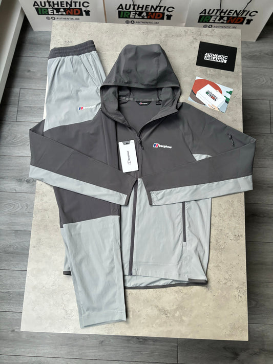 BERGHAUS TWO-TONE 2.0 WOVEN TRACKSUIT - GREY