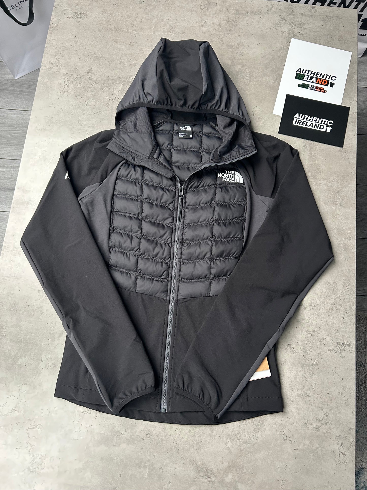 THE NORTH FACE HYRBID THERMA TRACKSUIT - BLACK