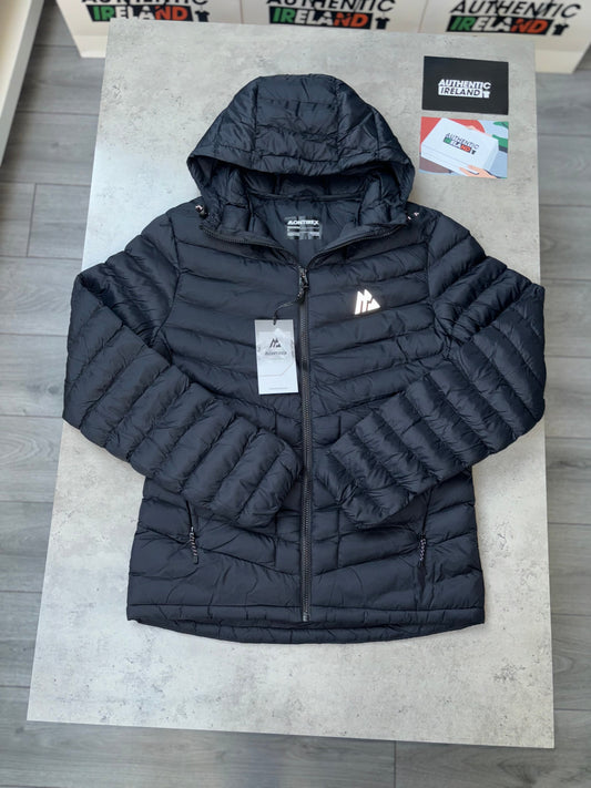 MONTIREX TWO-TONE PUFFER JACKET - TRIPLE BLACK