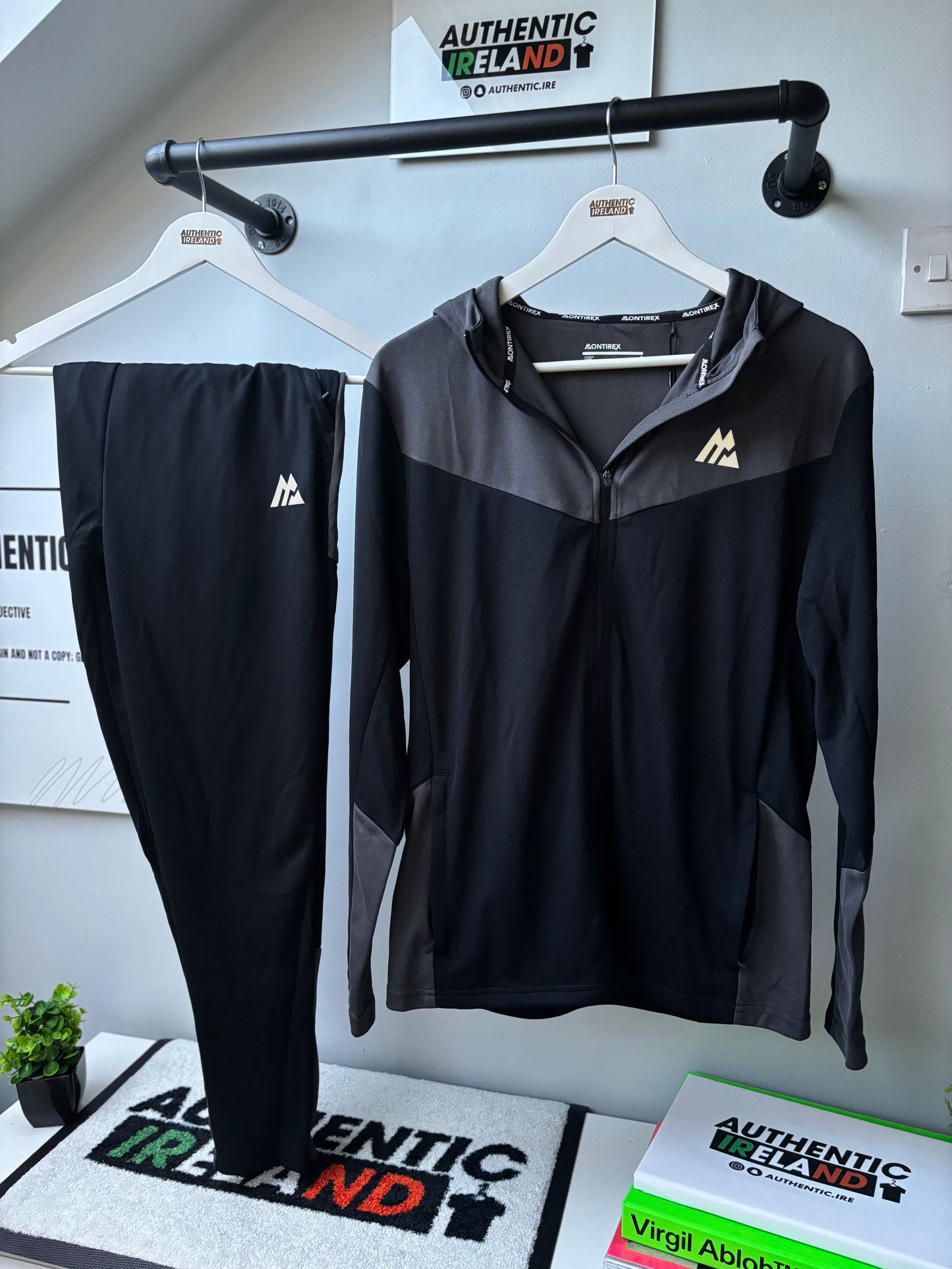 MONTIREX CHALLENGER TRACKSUIT - BLACK/SLATE GREY