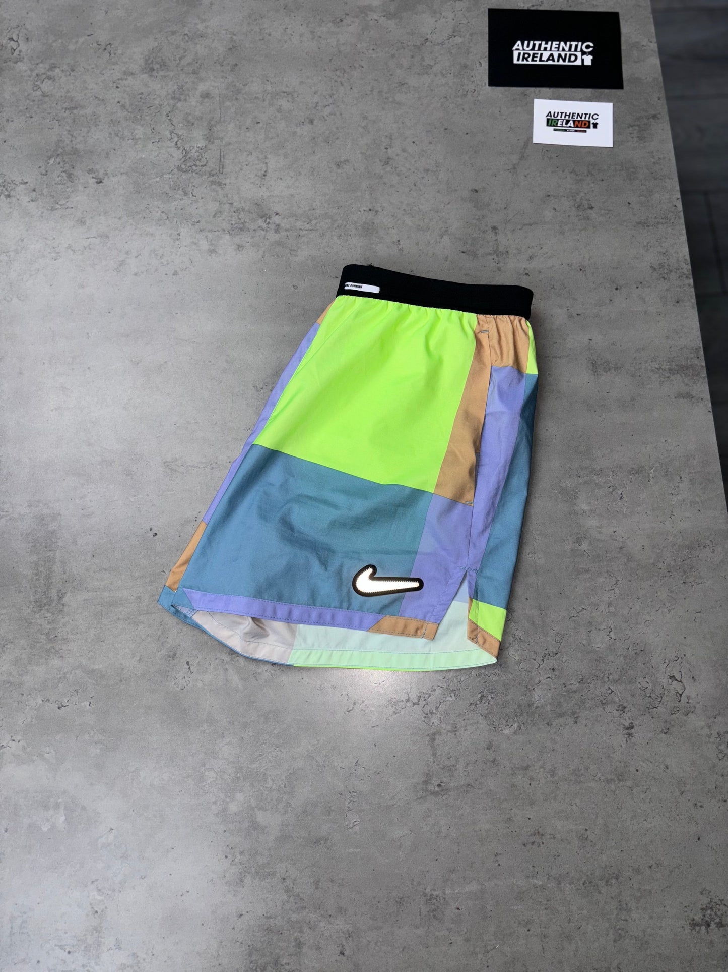 NIKE PATCHWORK JACKET SET - MULTI/VOLT