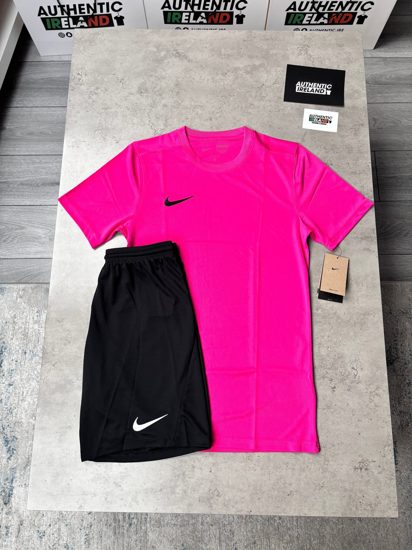 NIKE DRI-FIT SET - PINK/BLACK