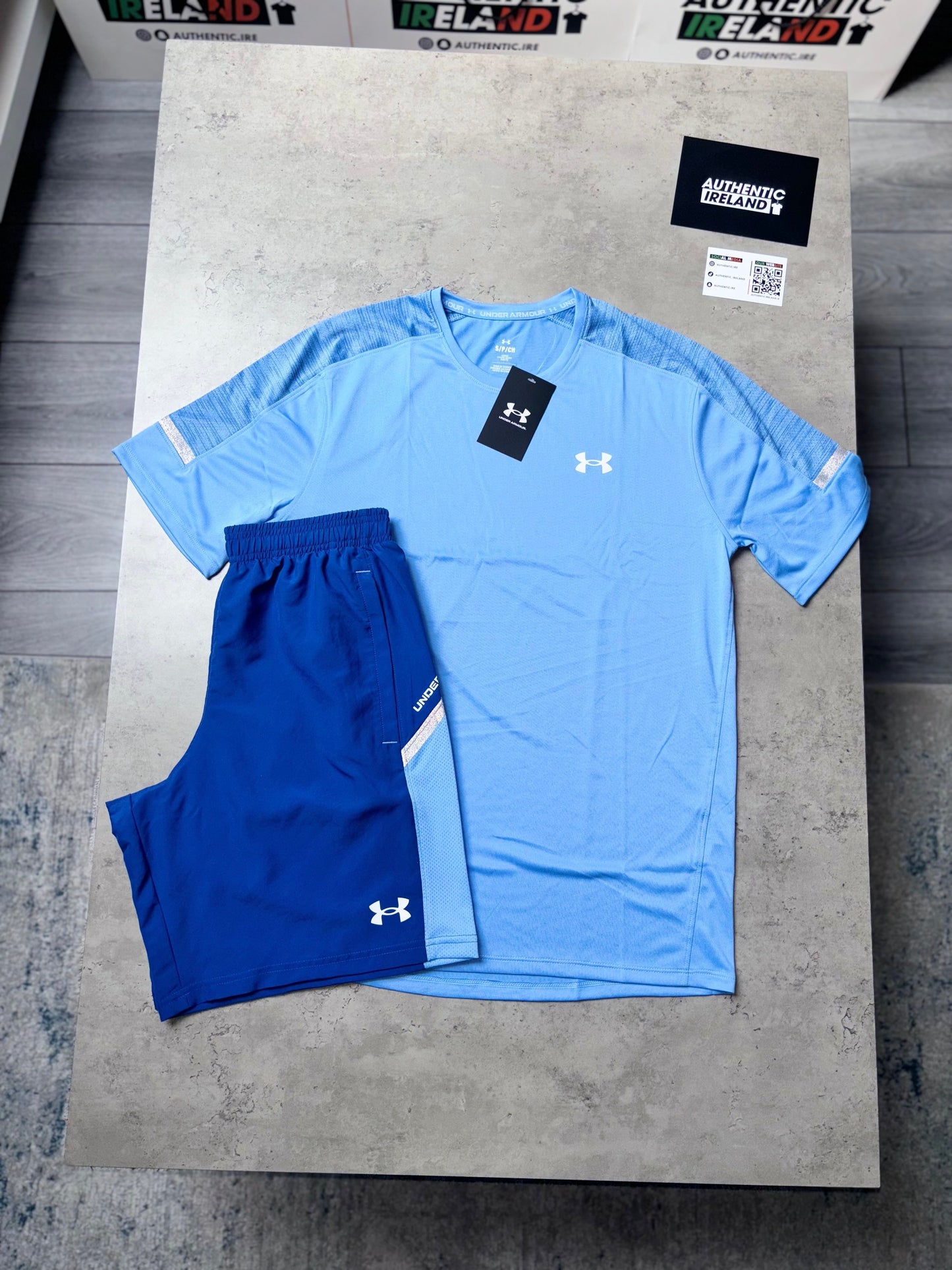 UNDER ARMOUR TECH UTILITY SET - BLUE/BABY BLUE