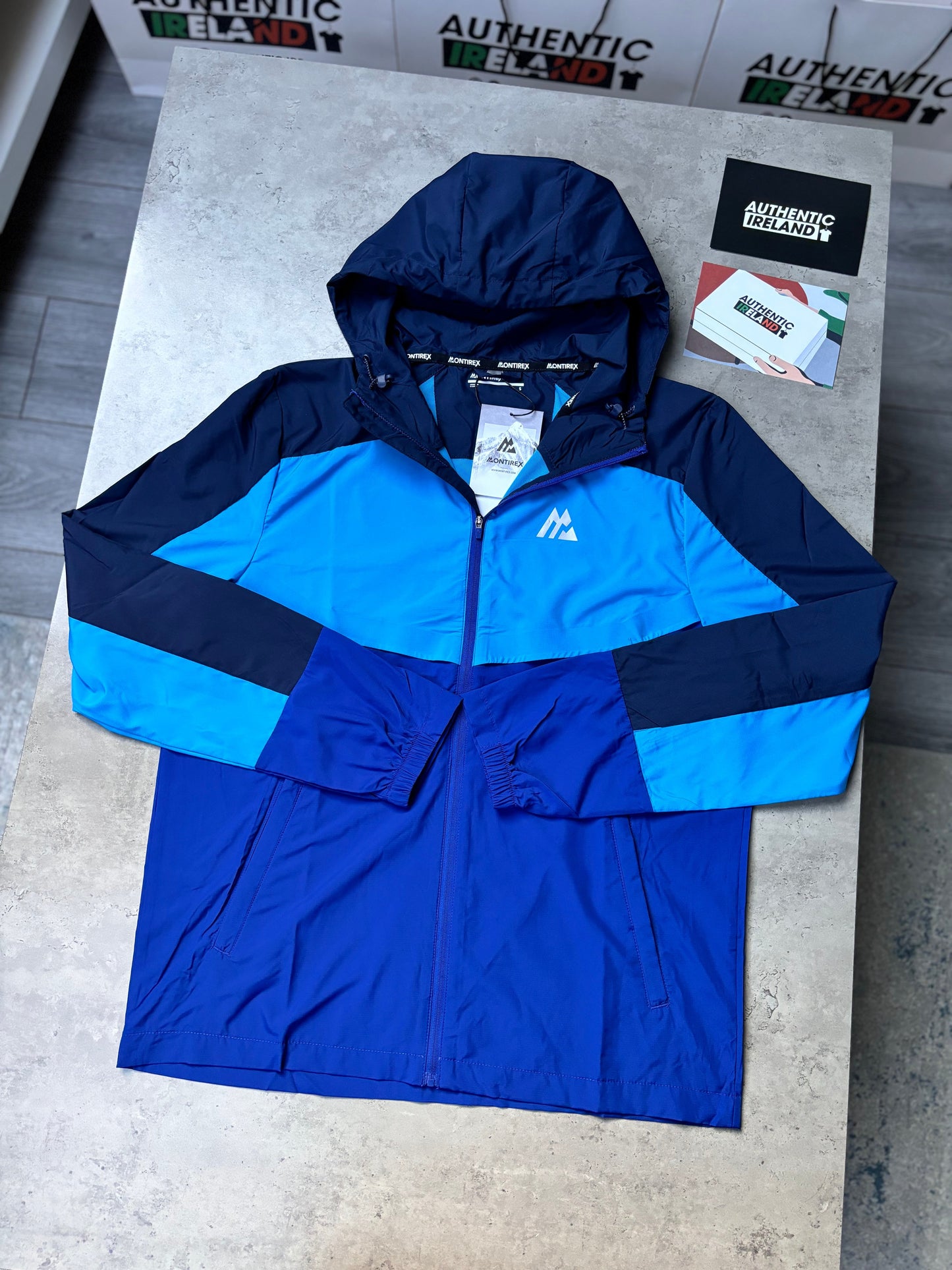 MONTIREX WINDRUNNER TRACKSUIT - AQUA/BLUE/NAVY