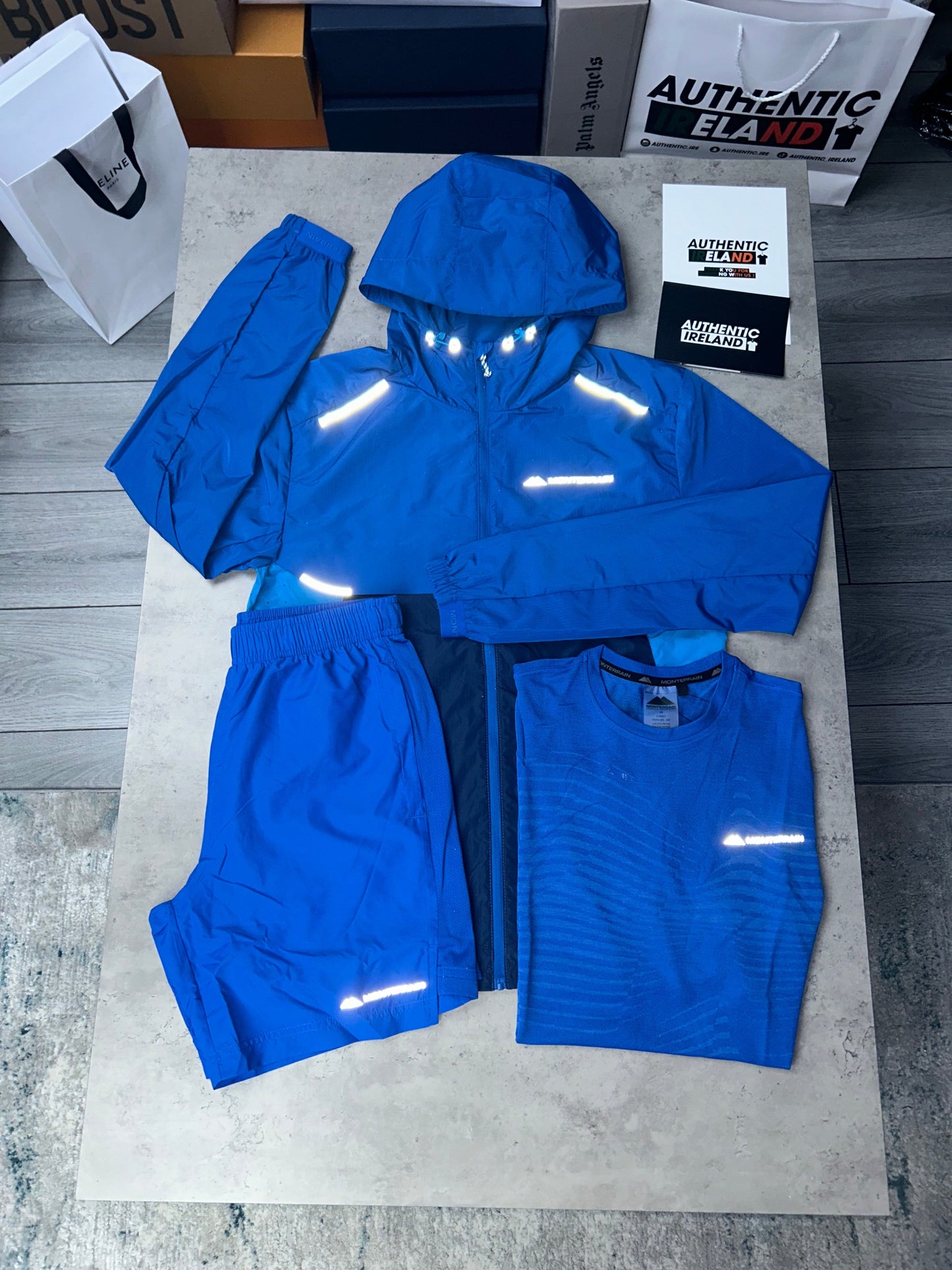 MONTERRAIN WINDRUNNER  3-PIECE SET - AQUA/BLUE/NAVY