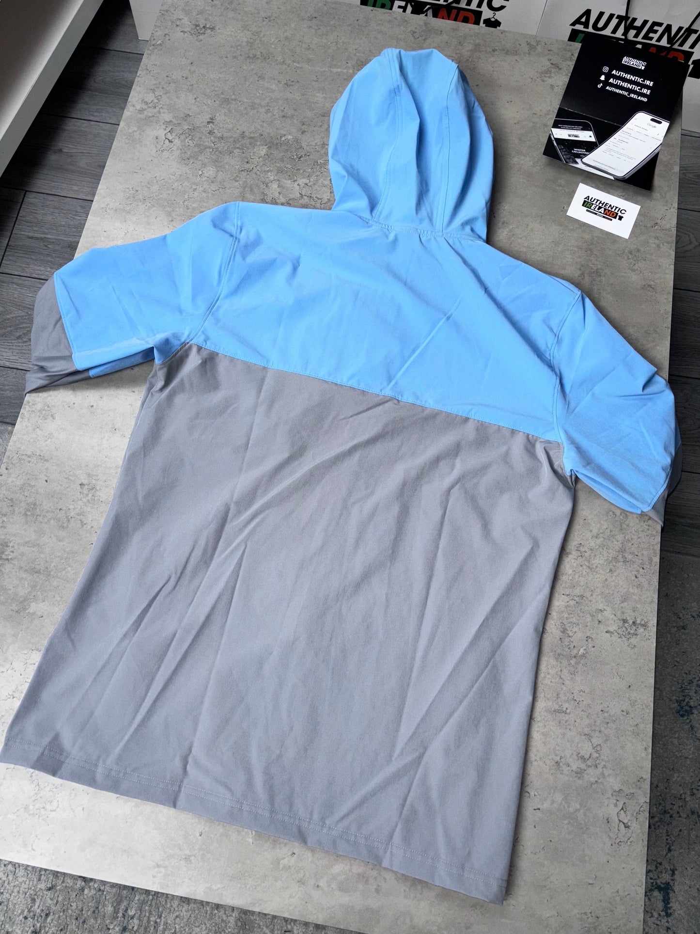 UNDER ARMOUR TWO-TONE TRACKSUIT - BABY BLUE/GREY