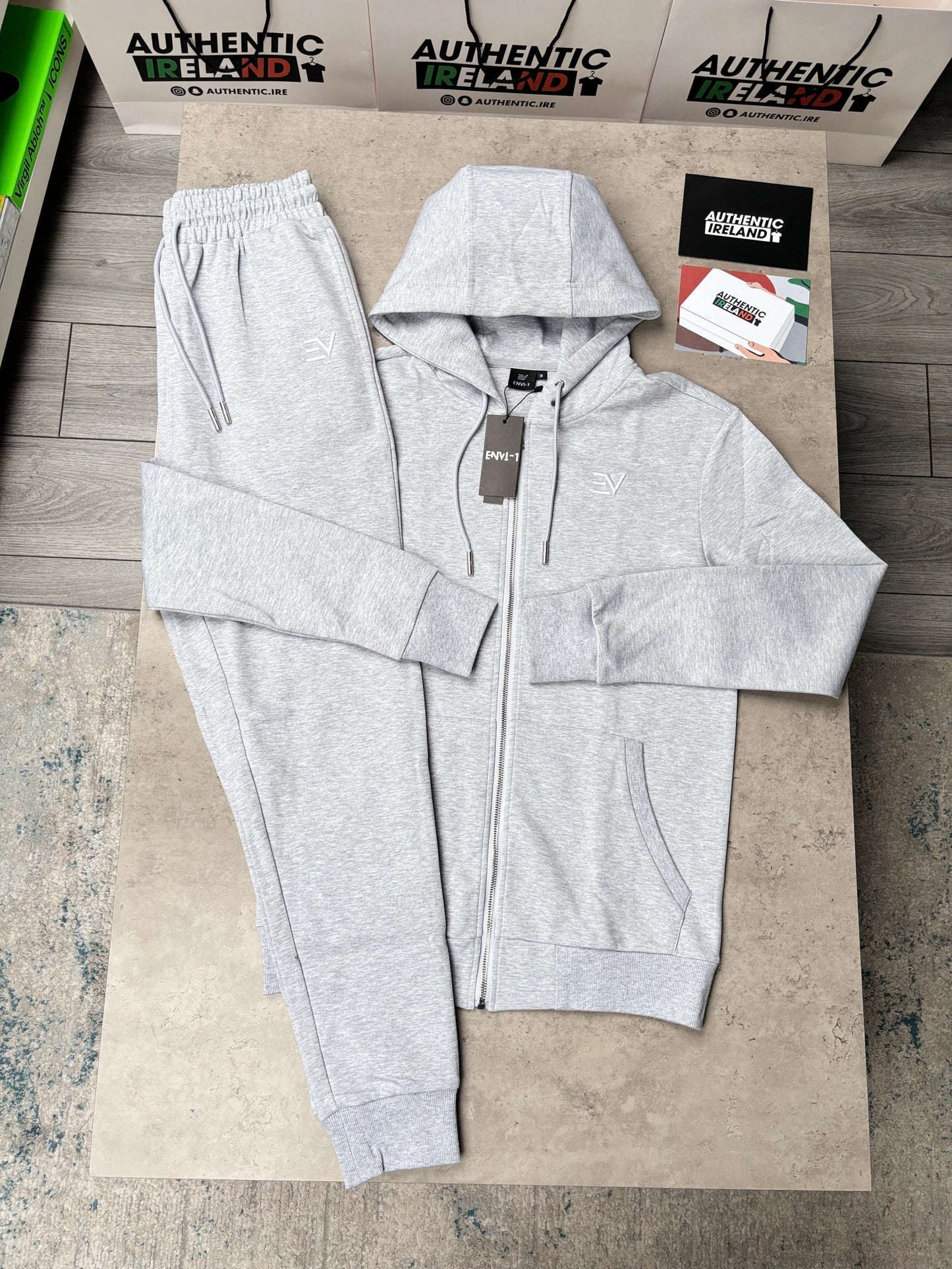 ENVI LUXE COTTON TRACKSUIT - GREY