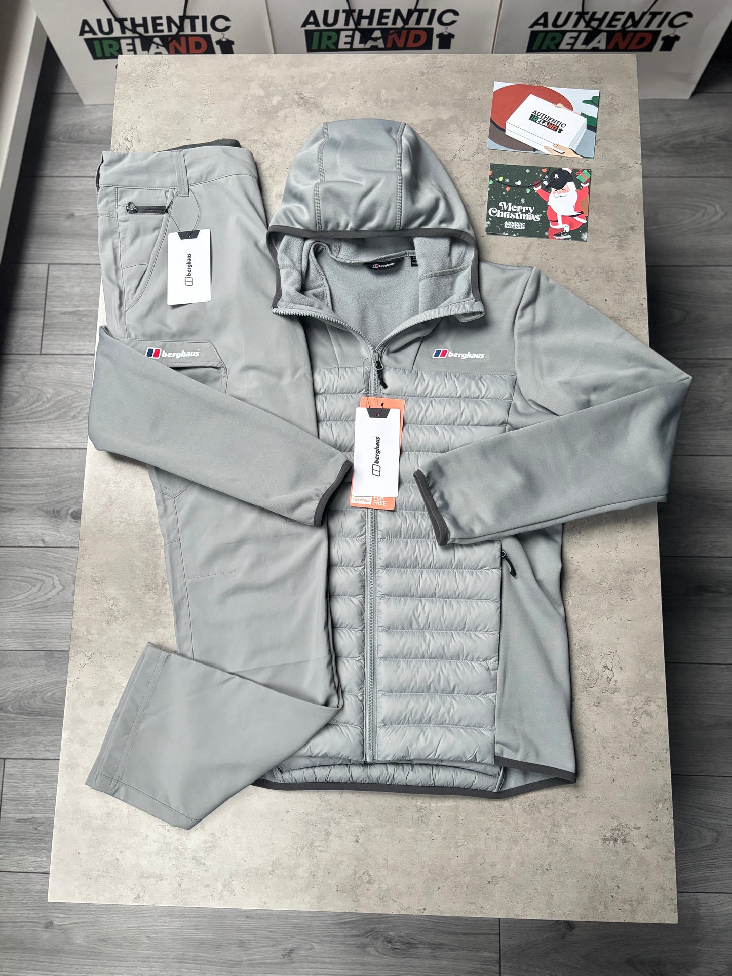 BERGHAUS HYBRID TRACKSUIT - PLATINUM GREY