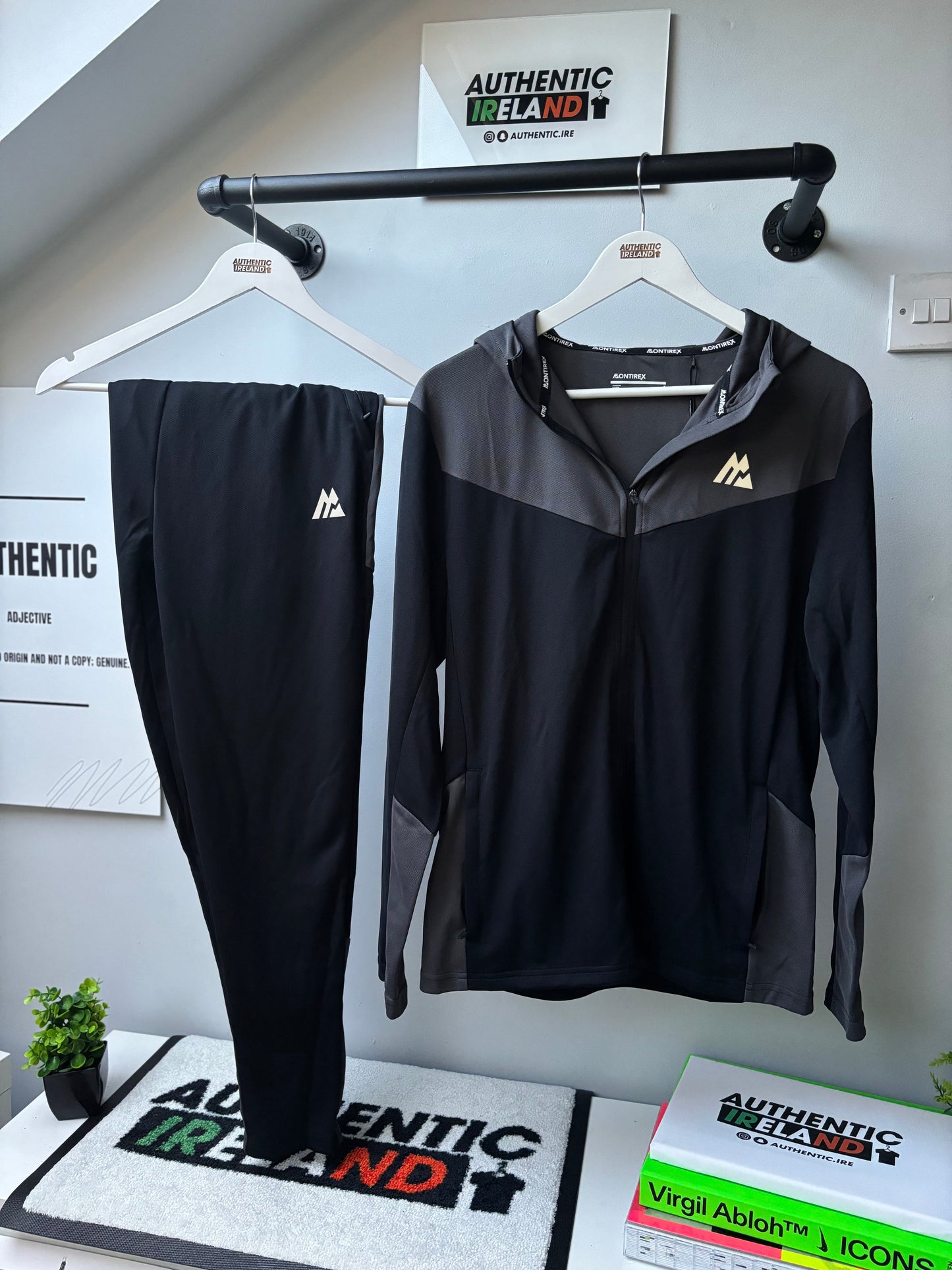 MONTIREX CHALLENGER TRACKSUIT - BLACK/SLATE GREY