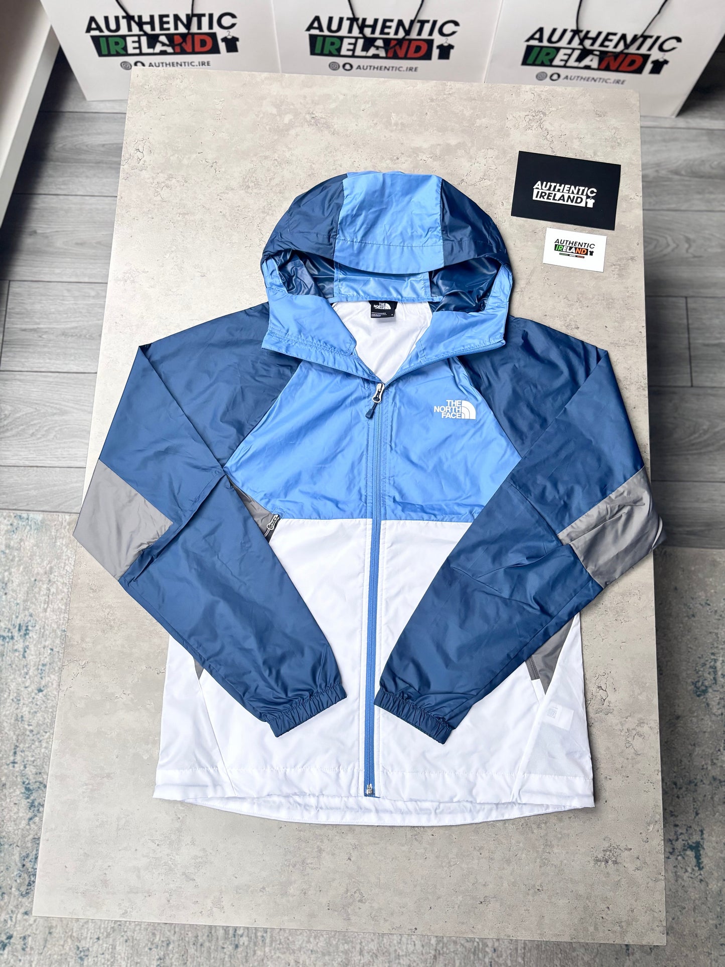 THE NORTH FACE WINDRUNNER SET - BLUE/NAVY/WHITE/GREY