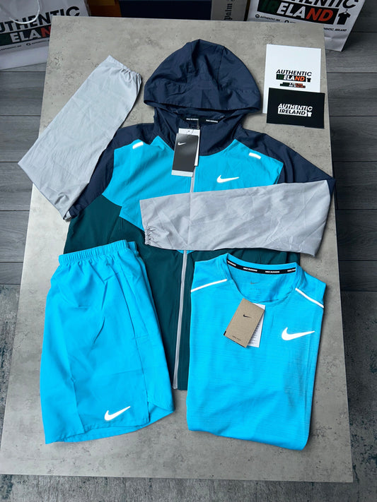 NIKE 3-PIECE WINDRUNNER SET - BALTIC BLUE/PETROL BLUE