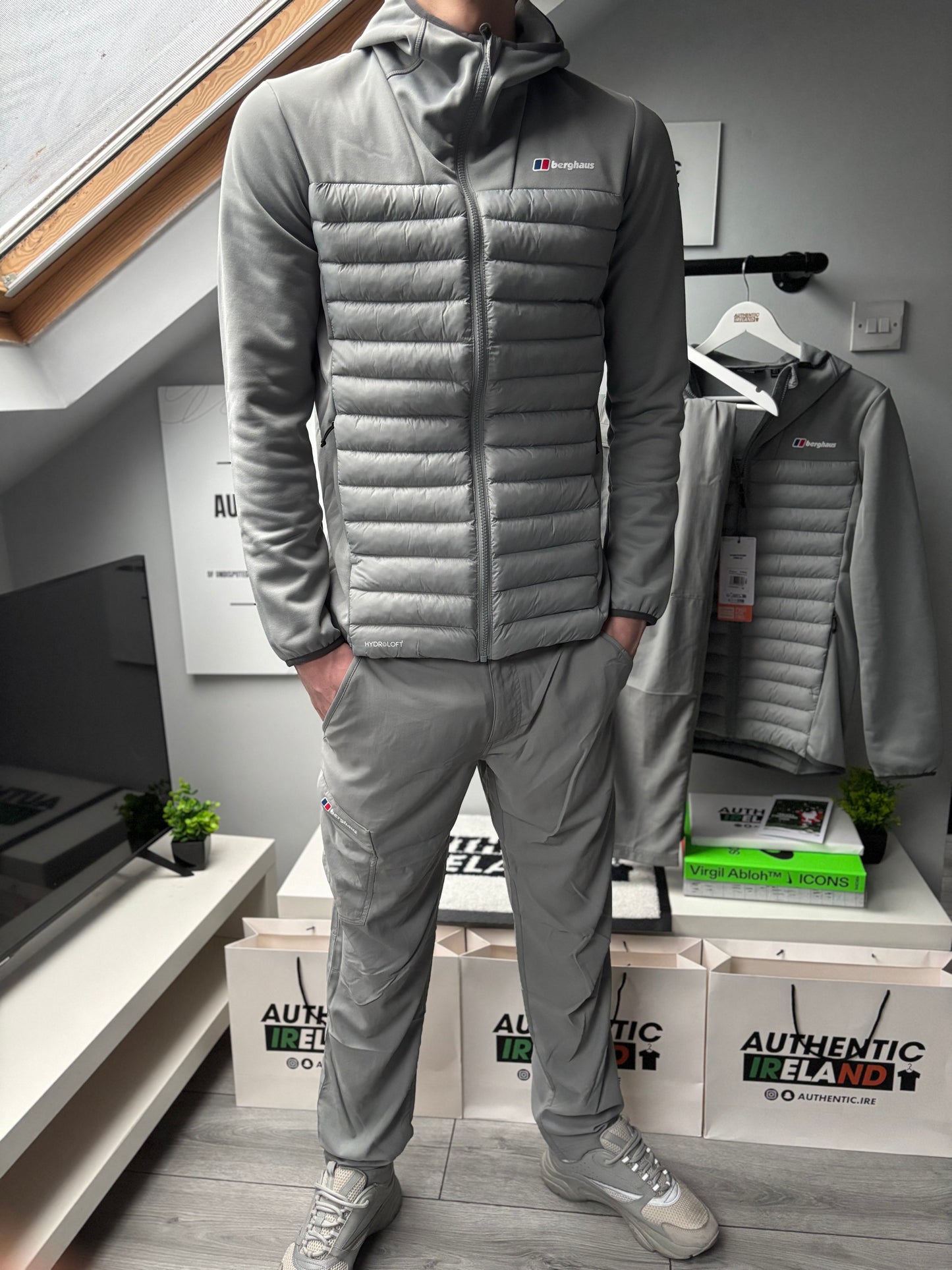 BERGHAUS HYBRID TRACKSUIT - PLATINUM GREY