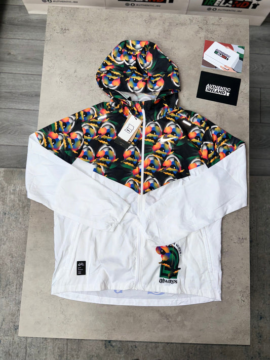 NIKE A.I.R ‘KELLY ANNA’ WINDRUNNER JACKET - WHITE/MULTI