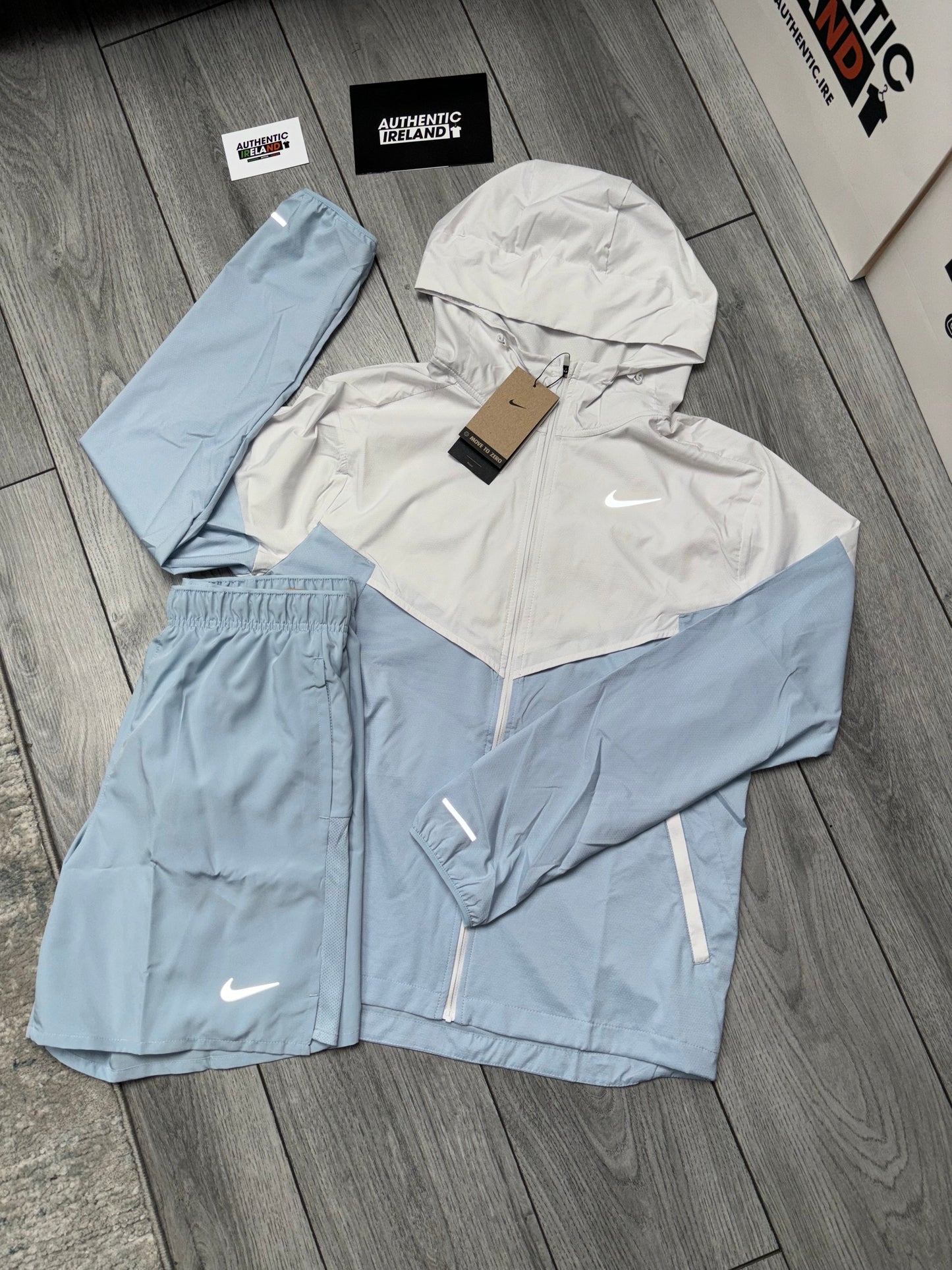 NIKE WINDRUNNER SET - COBALT/WHITE