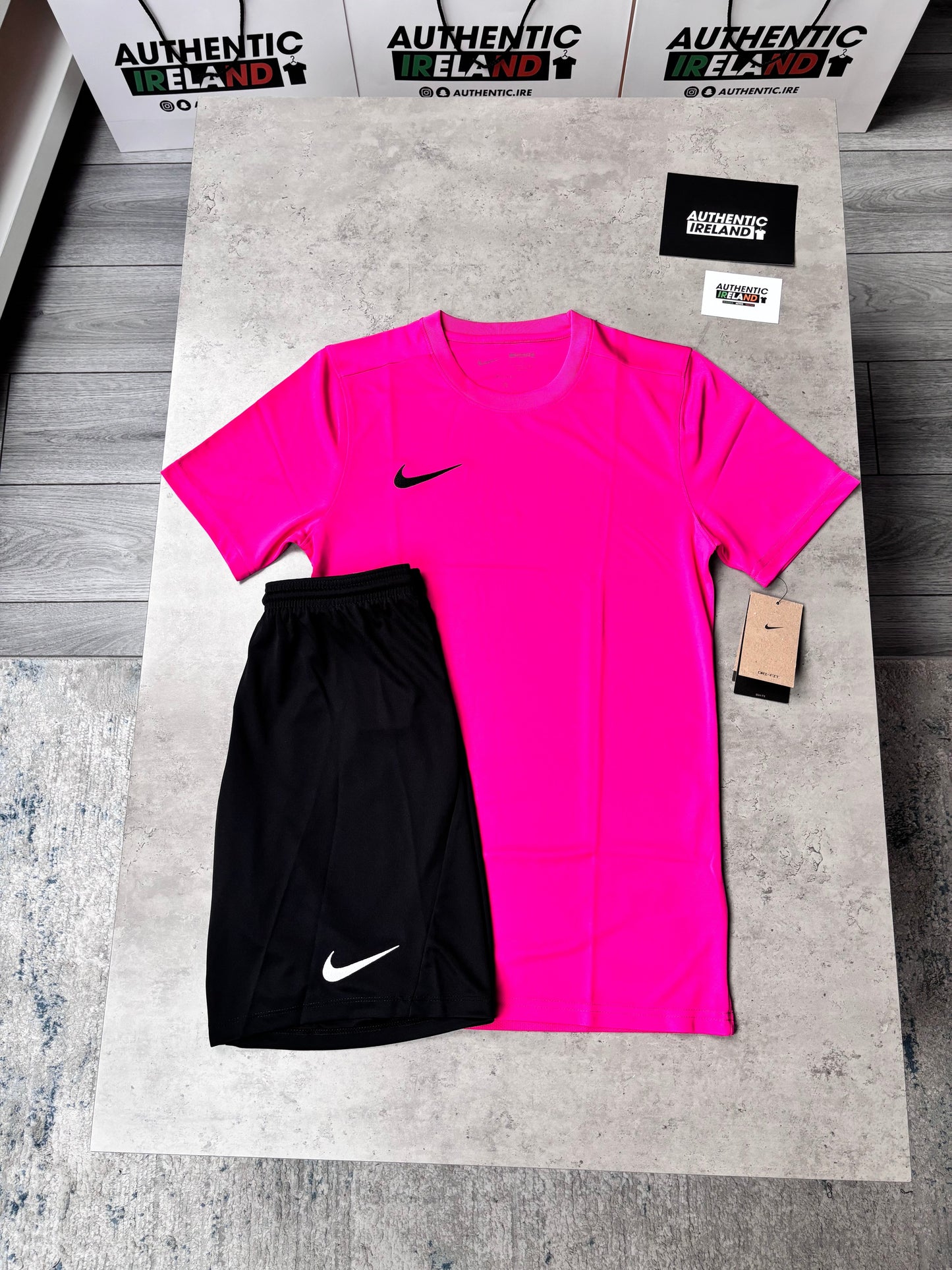 NIKE DRI-FIT SET - PINK/BLACK