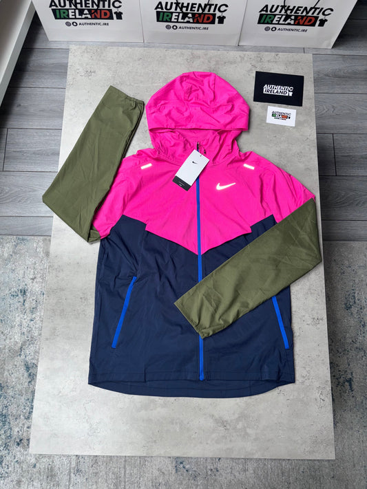 NIKE UV WINDRUNNER JACKET - PINK/NAVY/KHAKI