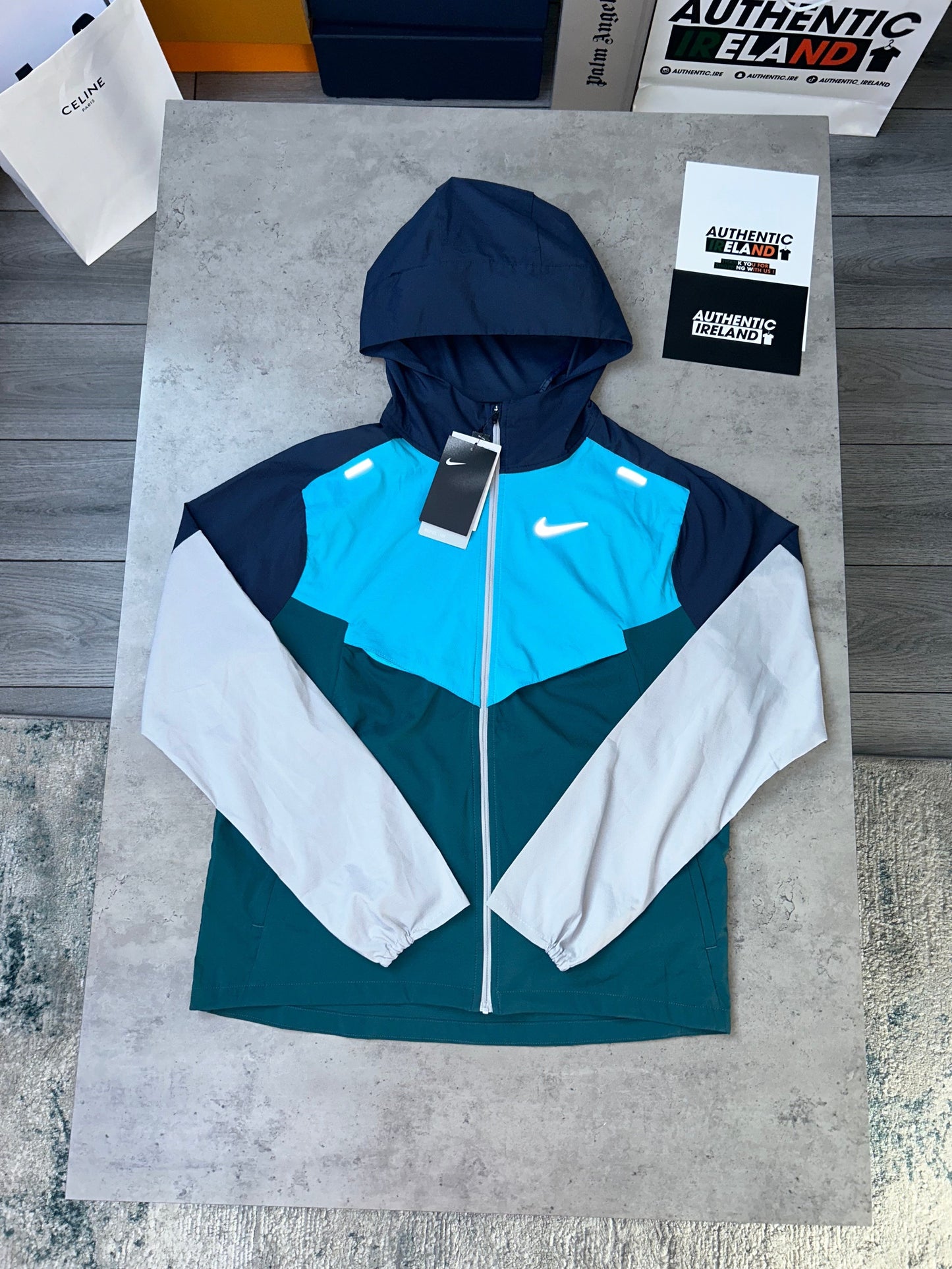 NIKE 3-PIECE WINDRUNNER SET - BALTIC BLUE/PETROL BLUE