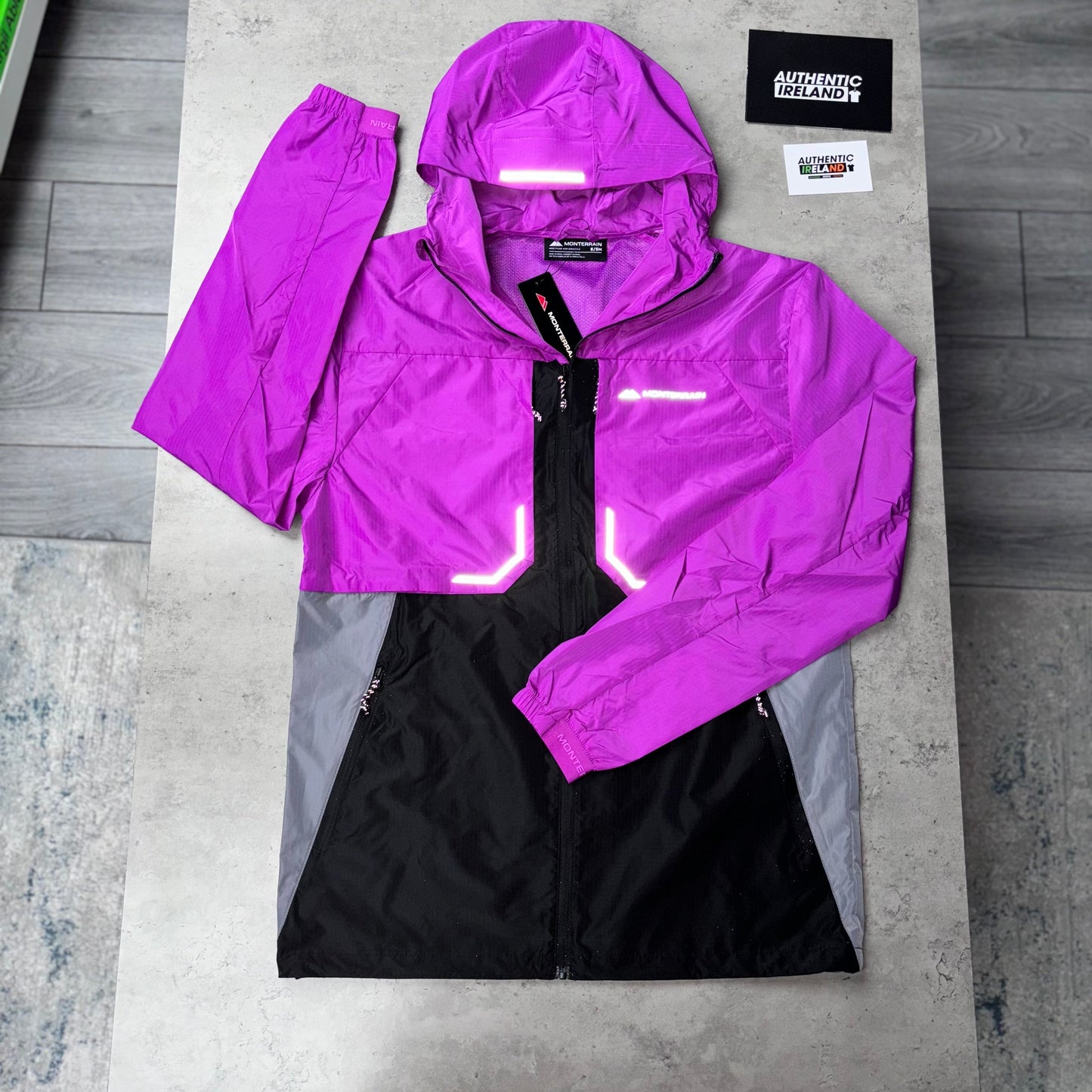 MONTERRAIN WINDRUNNER JACKET - GRAPE/BLACK