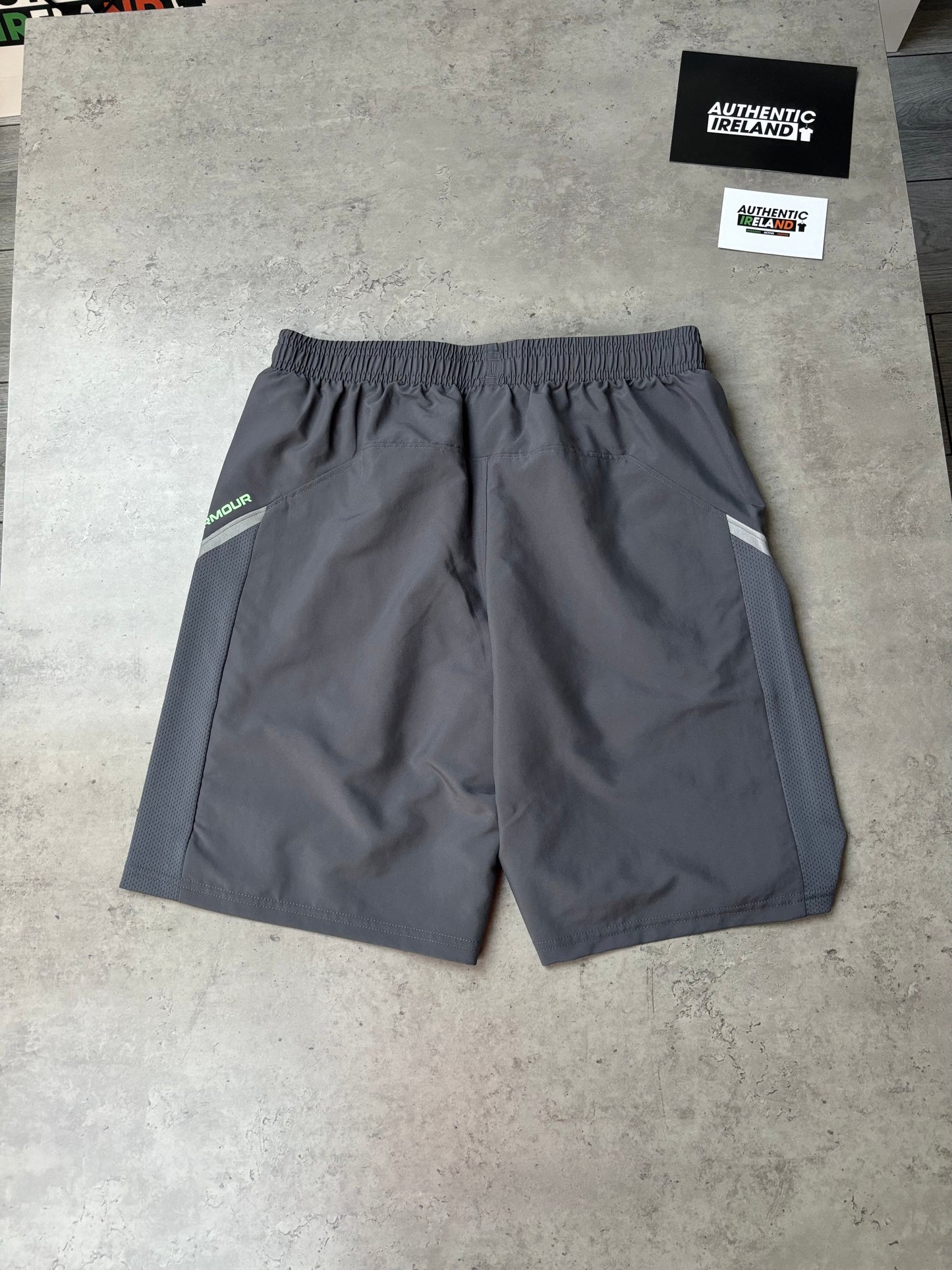 UNDER ARMOUR TECH 3-PIECE SET - GREY/GREEN