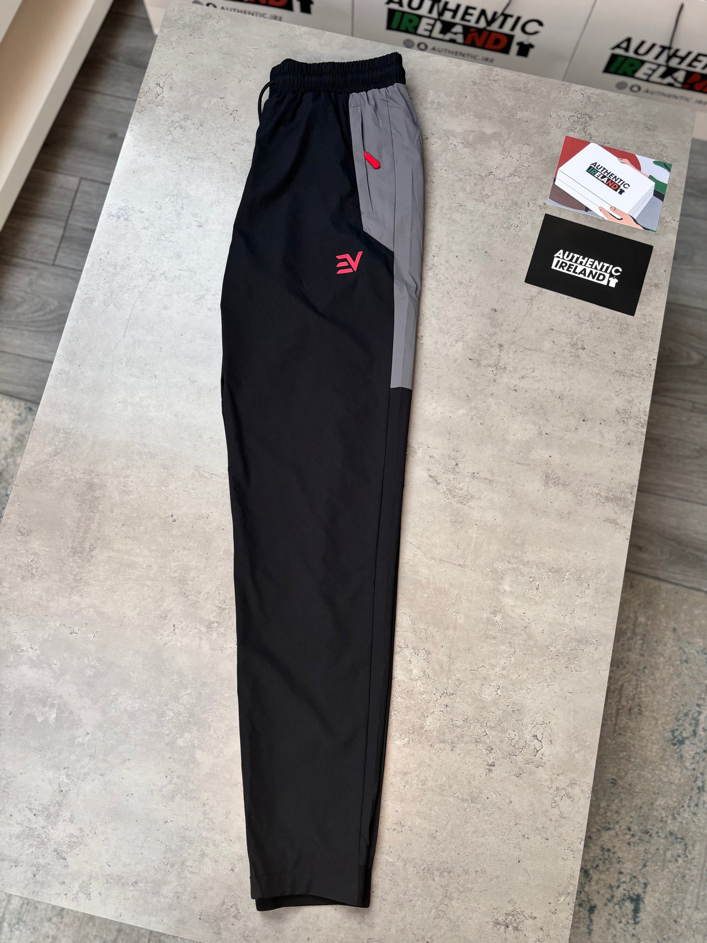 ENVI ECLIPSE ZIP TRACKSUIT - BLACK/GREY/RED