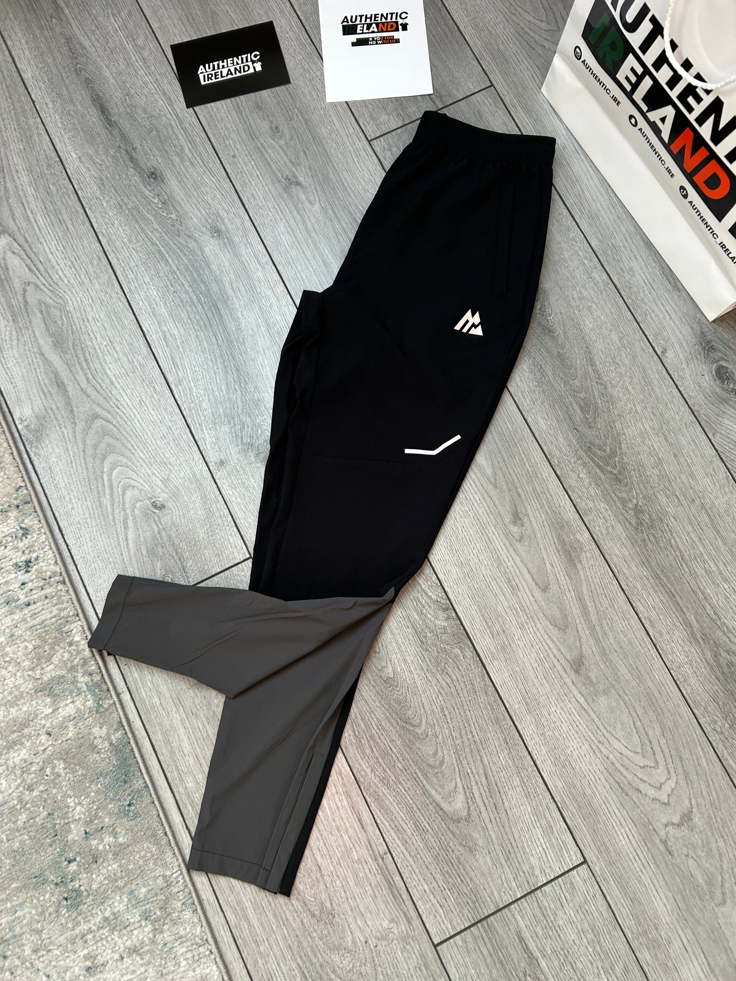 MONTIREX TWO-TONE TRACKSUIT - BLACK/GREY