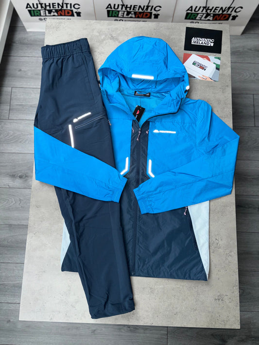 MONTERRAIN WINDRUNNER TRACKSUIT - AQUA/NAVY