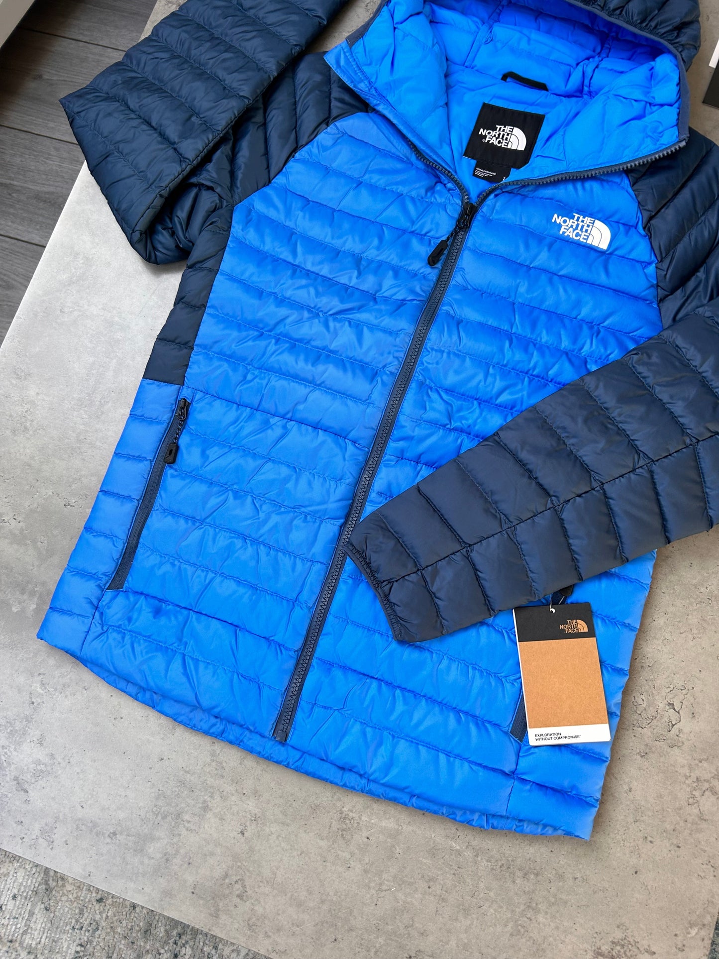 THE NORTH FACE LITE PUFFER JACKET - BLUE/NAVY