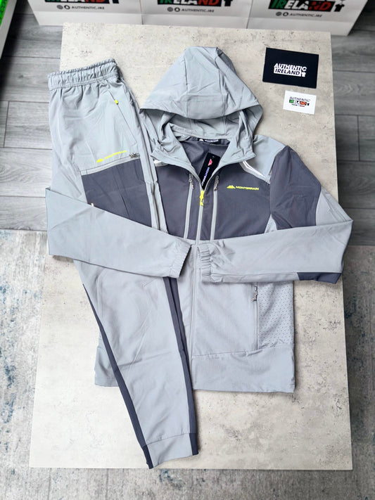 MONTERRAIN WOVEN TRACKSUIT - GREY/SLATE/VOLT