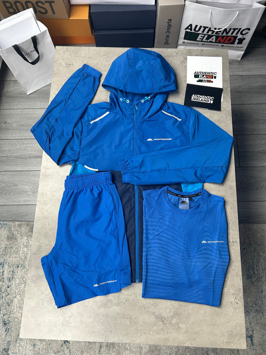 MONTERRAIN WINDRUNNER  3-PIECE SET - AQUA/BLUE/NAVY