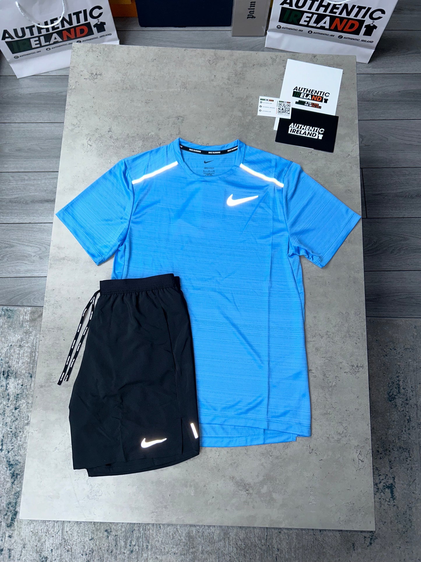 NIKE MILER 1.0 SET - BLUE/BLACK